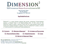 Tablet Screenshot of dimension2.org